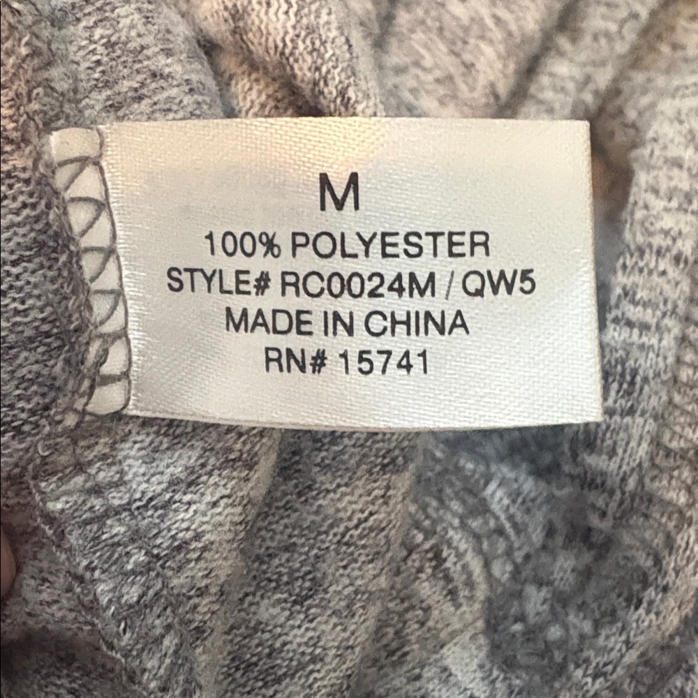 Live Love Lounge Karen Neuburger Lounge Wear Midi Heather Gray Long Sleeve M - Picture 5 of 7